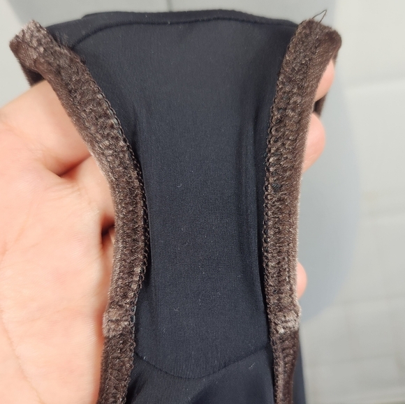 Solid & Striped Velvet High-Waisted Bikini Set in Chocolate Brown XS/Small - Picture 9 of 10